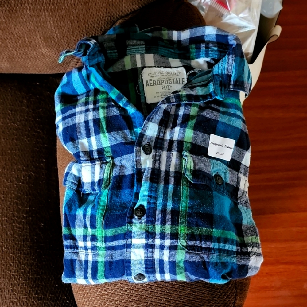 Aeropostale flannel long sleeve shirt